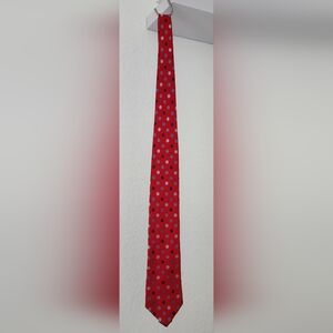 TOMMY HILFIGER Vintage Red & Blue Silk Tie